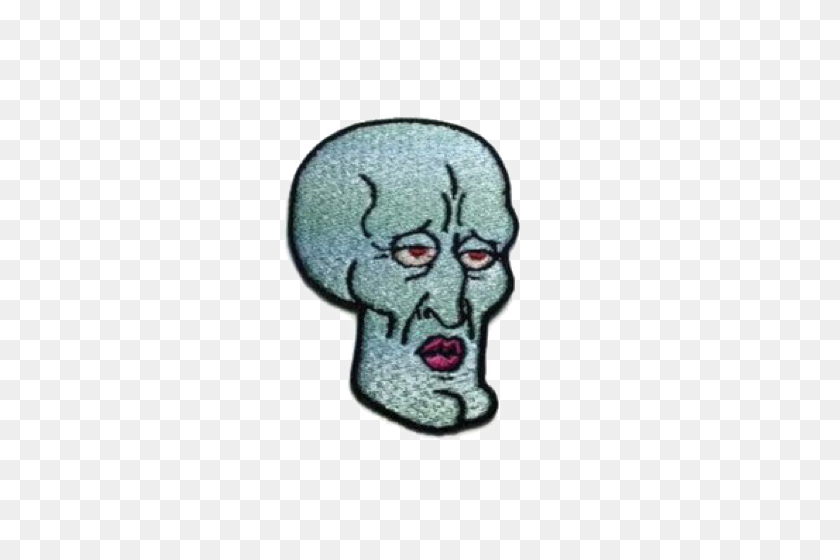 500x500 Squidward Discovered - Squidward Nose PNG