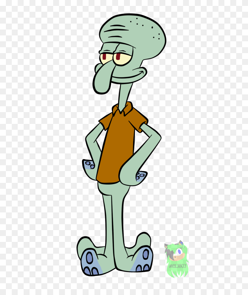631x940 Squidward Png - Handsome Squidward PNG