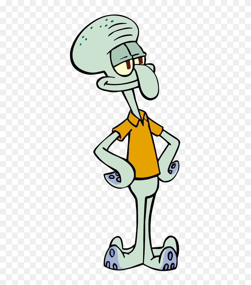 422x896 Squidward Tentacles The United Organization Toons Heroes Wiki - Handsome Squidward PNG
