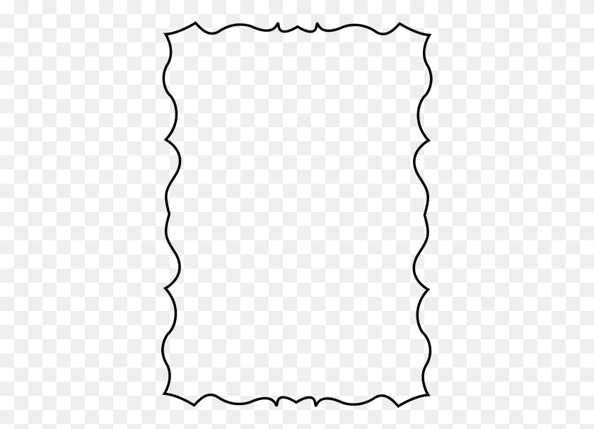 384x547 Squiggle - White Lace Border PNG