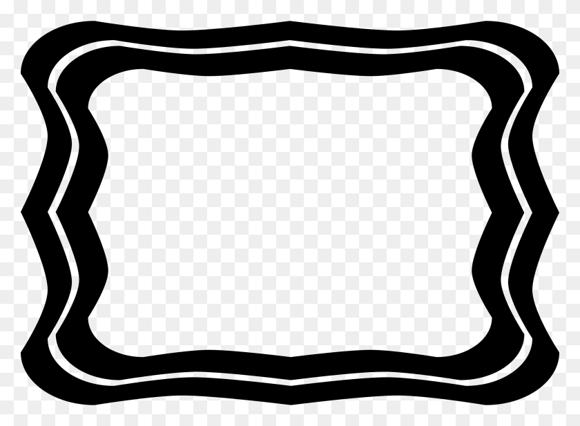 2400x1716 Squiggle Frame Icons Png - Squiggle PNG