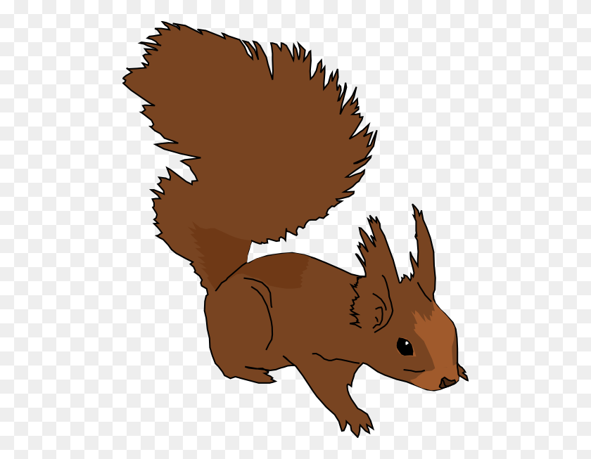 492x593 Squirrel Clip Art Clipart Cliparts For You - Squirrel Clipart PNG