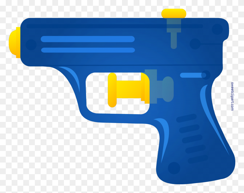6236x4841 Squirt Gun Blue Clip Art - Squirt Gun Clipart