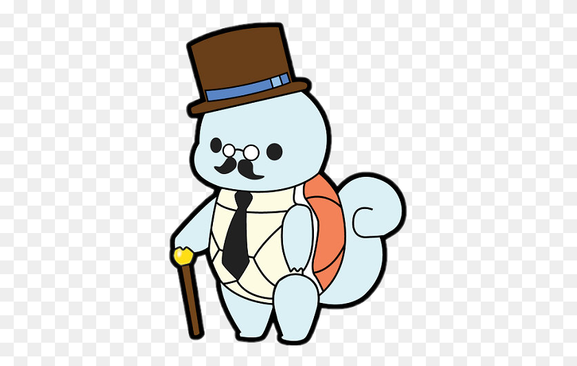349x474 Squirtle Dapper Freetoedit - Squirtle Clipart