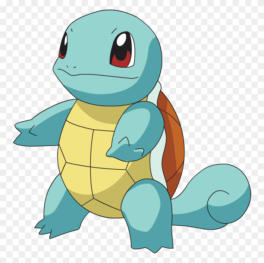 758x777 Squirtle Pokemon Transparent Png - Pokemon Clipart PNG