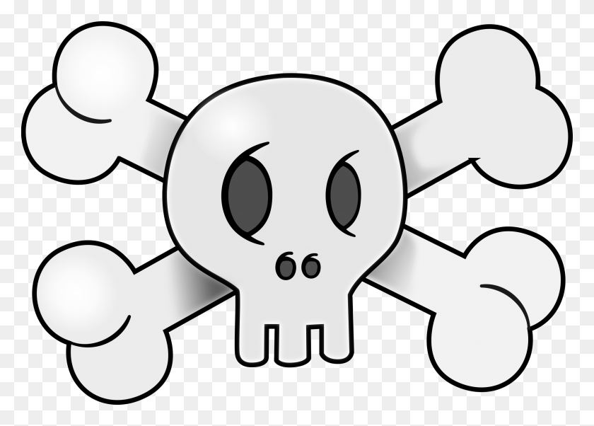 2400x1668 Ssckull Clipart Friendly - Day Of The Dead Skull Clipart