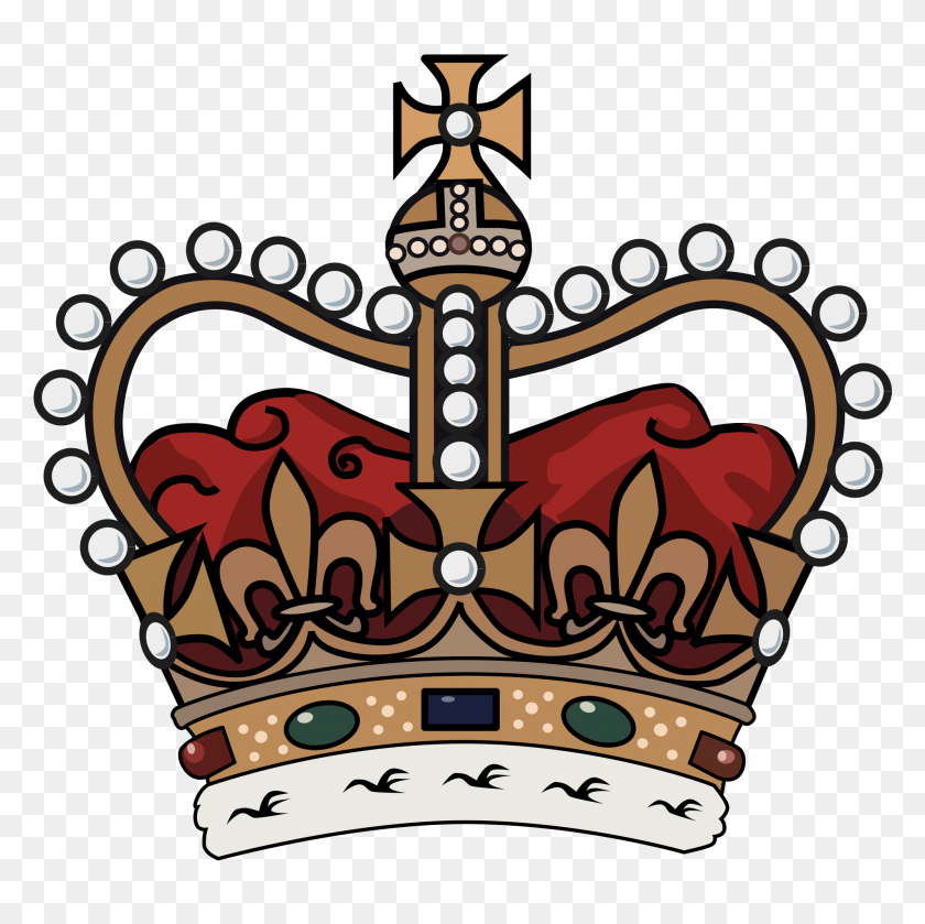 2000x2000 St Edward's Crown - Crown Vector PNG