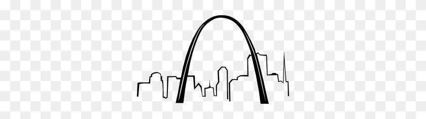 300x175 St Louis Gateway Arch Clip Art - Nyc Skyline Clipart