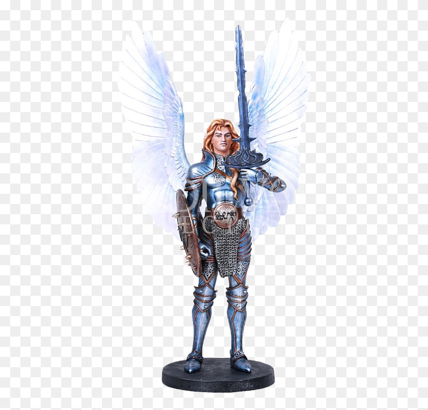 744x744 St Michael Warrior Angel Statue - Angel Statue PNG