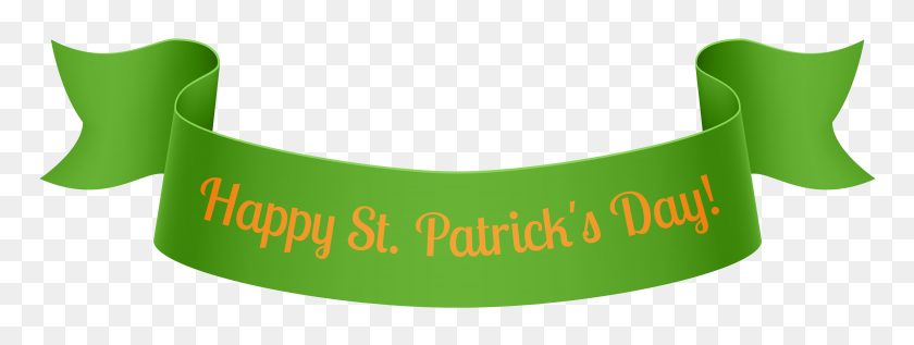 8000x2638 St Patrick's Day Banner Png Clip - Patrick PNG