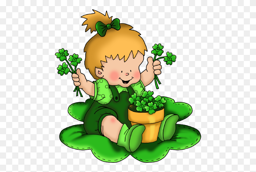 480x504 Ирландский Клипарт-Альбом Ко Дню Святого Патрика - Lucky Of The Irish Clipart