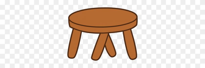 288x218 Stack Chairs On Table Clipart Free - Table And Chair Clipart