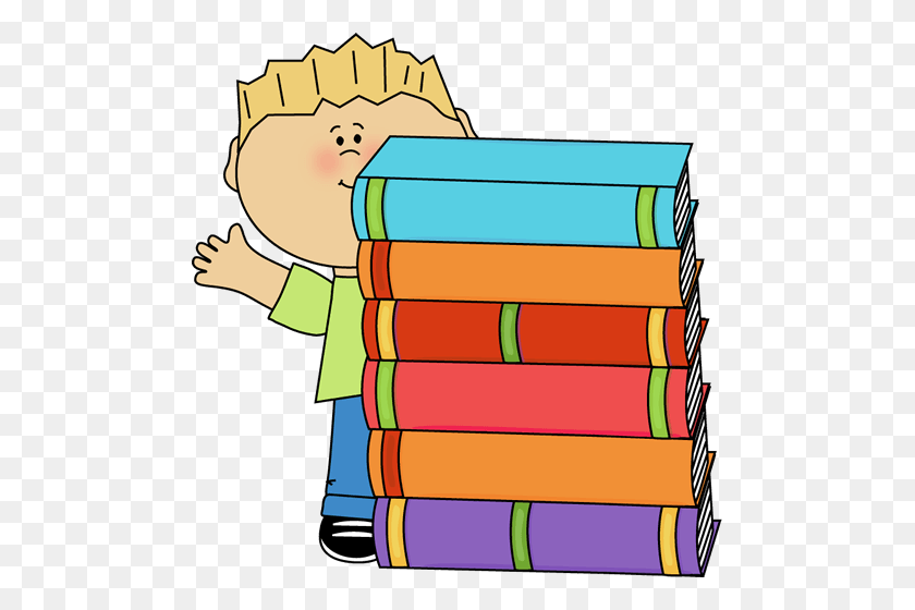 487x500 Stack Cliparts - Childrens Book Clipart