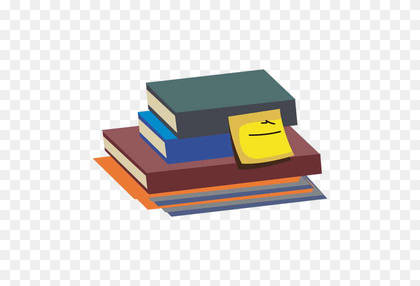 512x512 Stack Of Books - Pile Of Books PNG