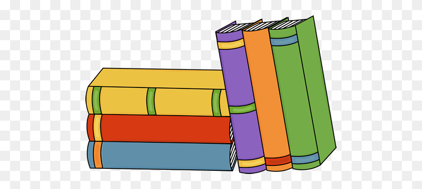 500x316 Stack Of Books Clipart - Messy Classroom Clipart