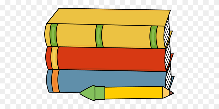 500x358 Stack Of Books Free Download Clip Art - Rectangular Prism Clipart