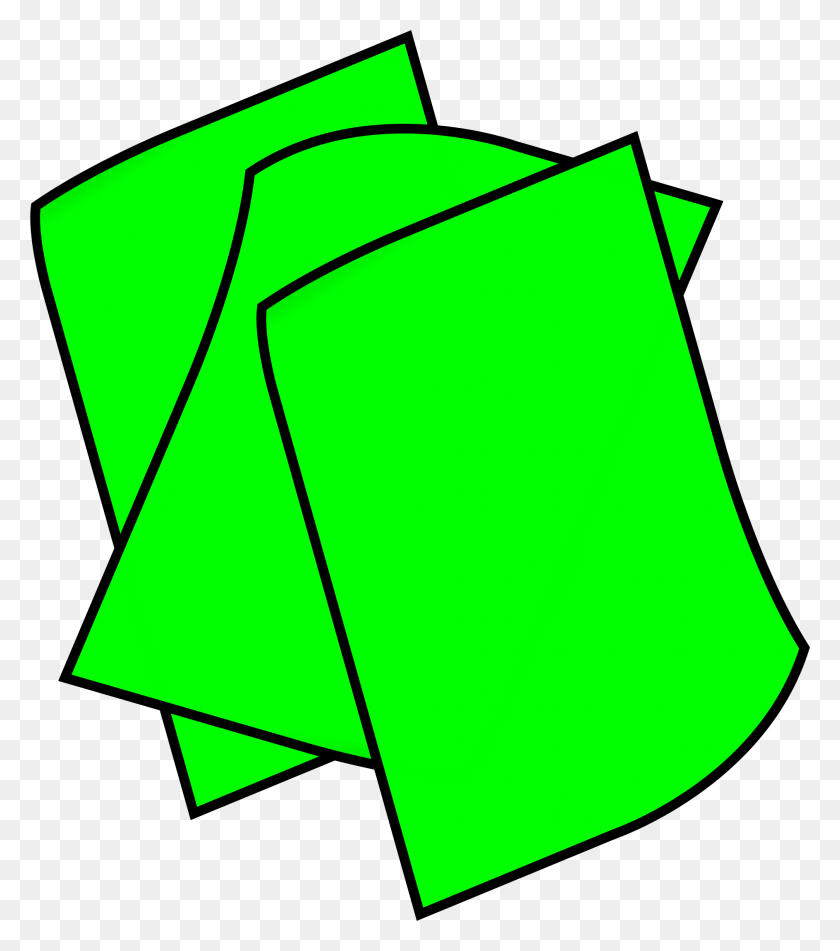 1886x2155 Стопка Зеленых Бумажных Иконок Png - Стопка Бумаги Png