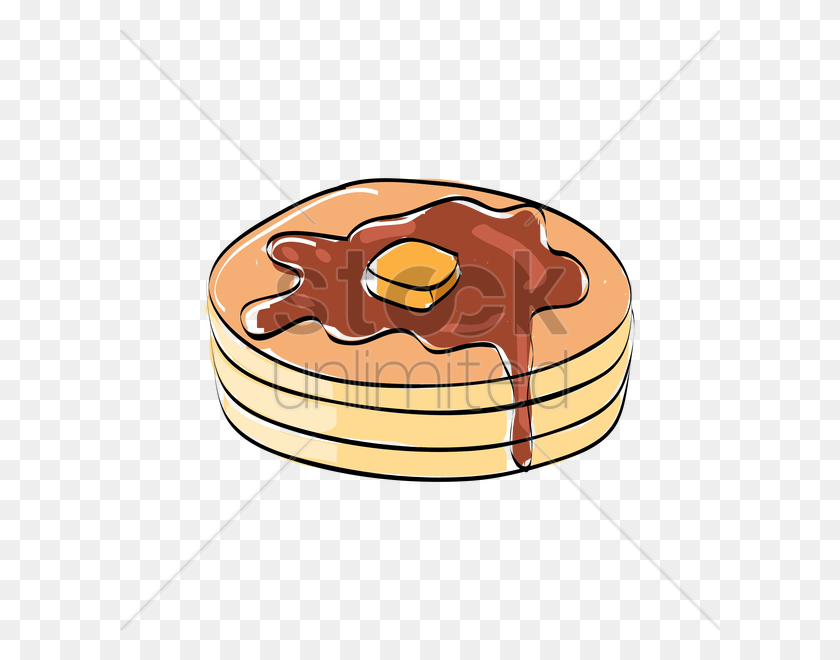 600x600 Stack Of Pancakes Vector Image - Pancakes PNG