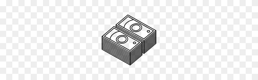 200x200 Stacks Of Cash Icons Noun Project - Stacks Of Money PNG