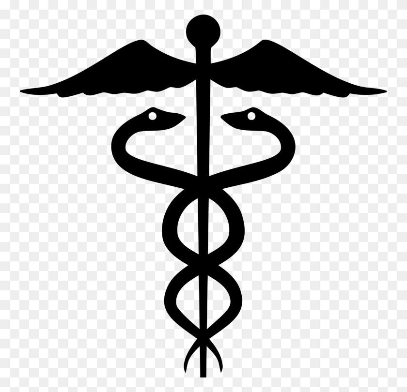 757x750 Staff Of Hermes Caduceus As A Symbol Of Medicine Apollo Rod - Medical Clipart Black And White