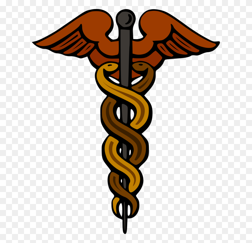 627x750 Staff Of Hermes Caduceus As A Symbol Of Medicine Rod Of Asclepius - Nurse Symbol Clipart
