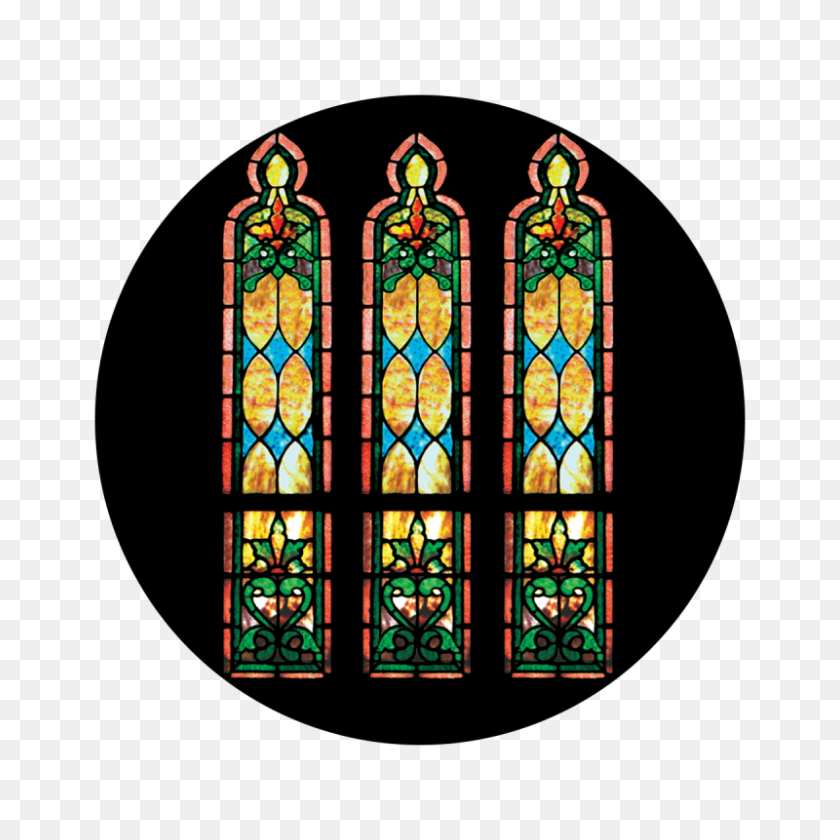 800x800 Stained Glass Windows Morning - Stained Glass PNG