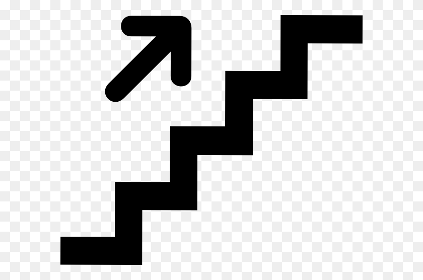 600x496 Stair Up Clip Art - Stairs Clipart