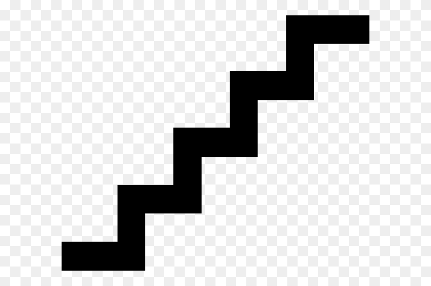 600x498 Stairs Shape Clip Art - Shapes Clipart Black And White