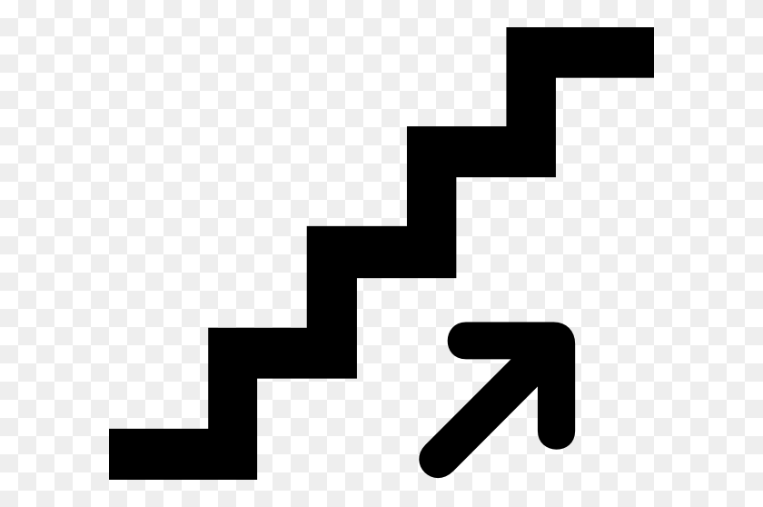 600x498 Stairs Up Clip Art - Climbing Stairs Clipart