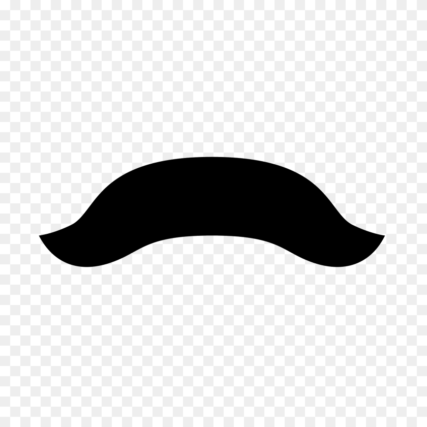 1600x1600 Stalin Mustache Filled Icon - Mustache Clipart PNG