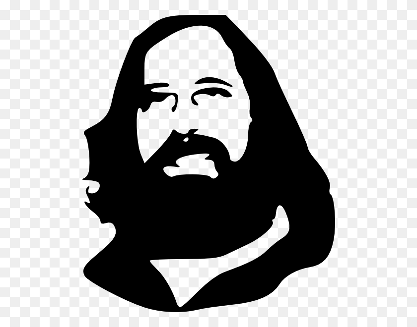 510x600 Stallman Clip Art Free Vector - Pelican Clipart Black And White