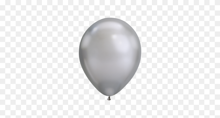 390x390 Standard Balloon The Golden Basement - Silver Balloons PNG