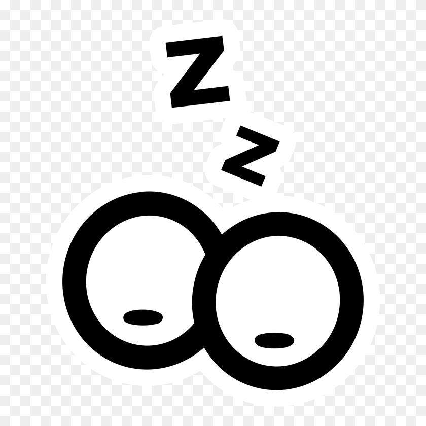 2400x2400 Standby Sleep Eyes Icons Png - Sleep PNG
