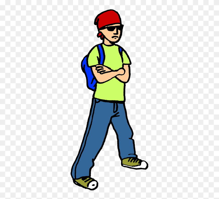 300x705 Standing Clipart - Person Waking Up Clipart