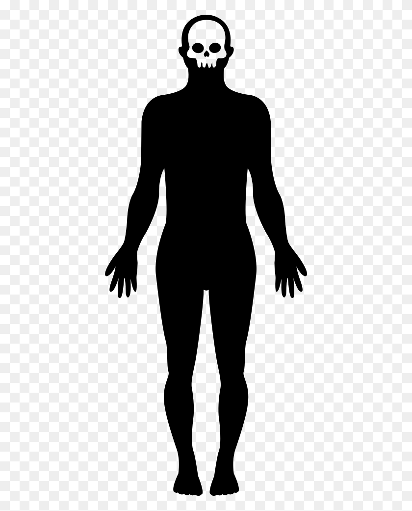 412x981 Standing Human Body Shape Png Icon Free Download - Human Body PNG