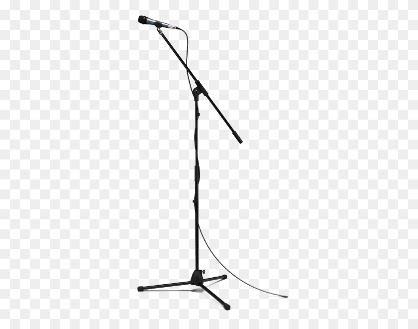 317x600 Stands Clipart Stood - Microphone Stand Clipart