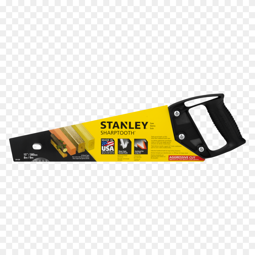 1800x1800 Stanley Sharp Tooth Saw, Ct - Sharp Teeth PNG