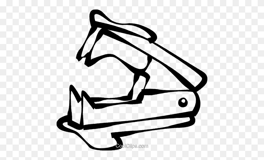 480x449 Staple Remover Royalty Free Vector Clip Art Illustration - Staple PNG