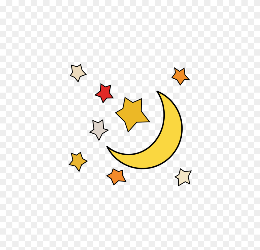 530x750 Star And Crescent Moon Computer Icons Lunar Phase - Moon And Stars PNG