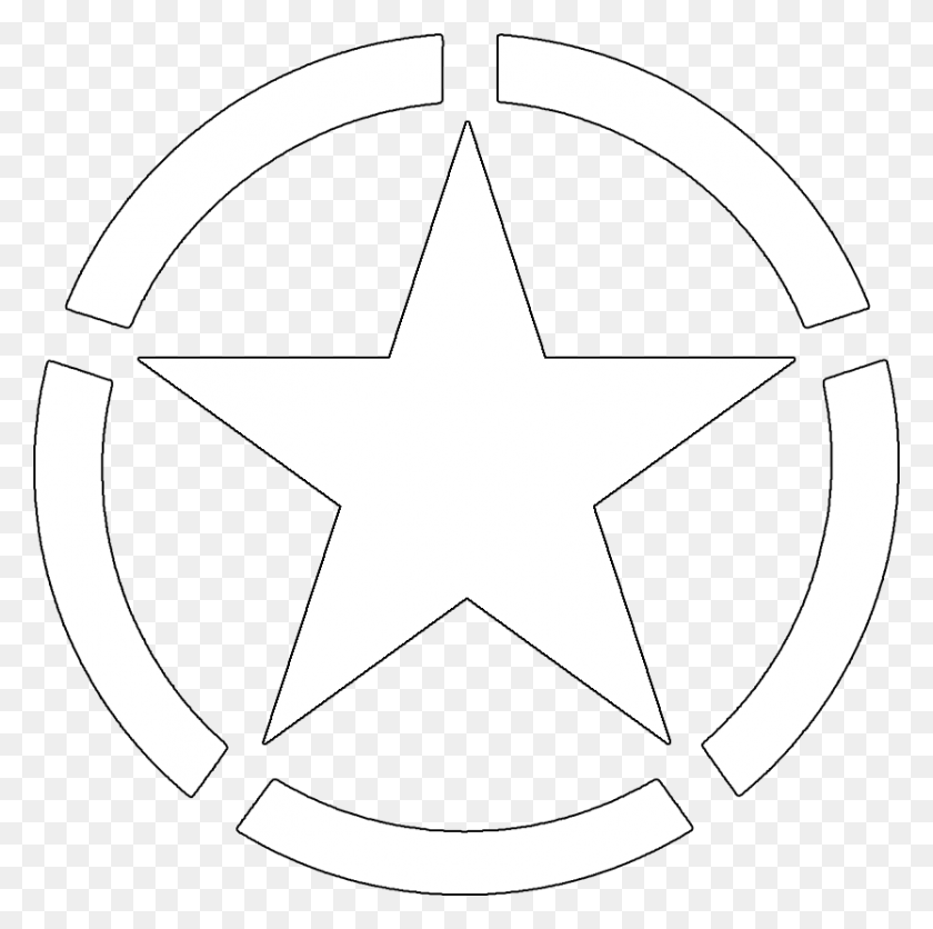 834x830 Star Army Icons - Us Army Logo PNG
