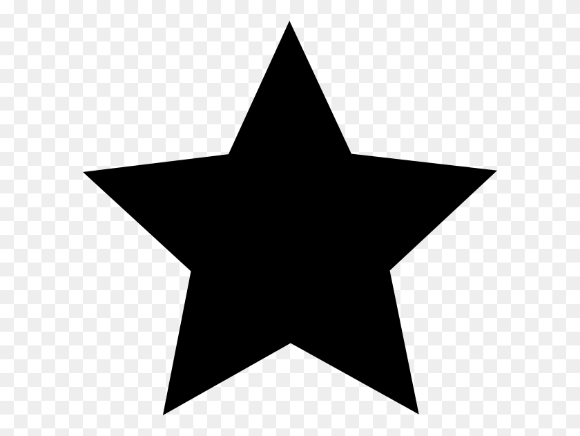600x571 Star Black And White Star Clipart Black And White Free Images - Shooting Star Clipart Free