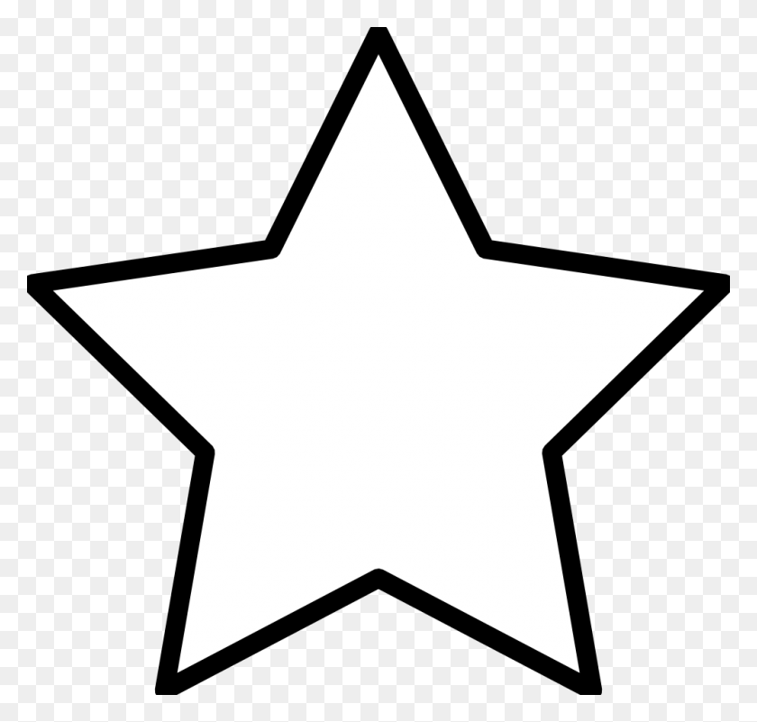 999x950 Звезды Черные Клипарты - Треугольник Клипарт Черно-Белое