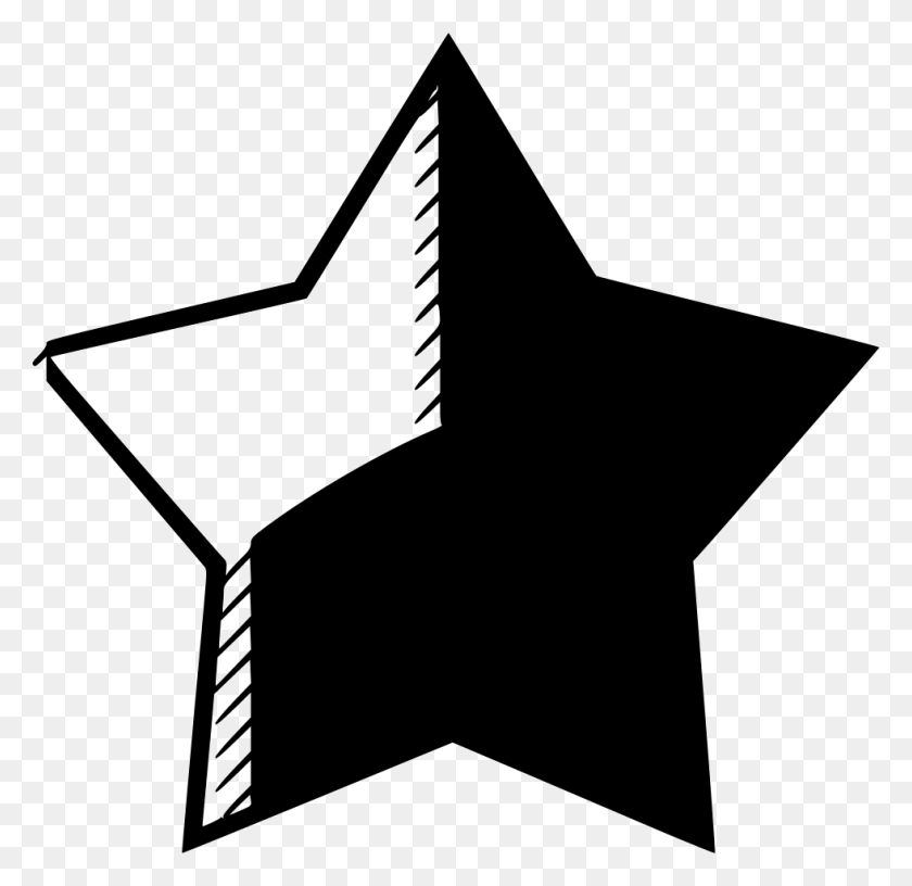980x950 Star Bookmark Favorite Shape Png Icon Free Download - Star Shape PNG