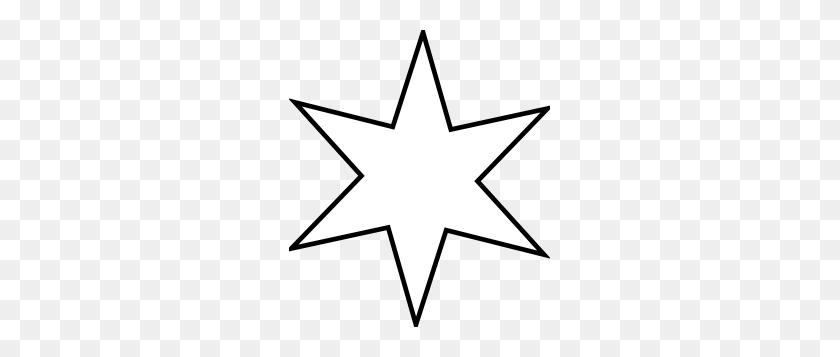 261x297 Colección De Contorno De Imágenes Prediseñadas De Círculo De Estrellas - Primitive Star Clipart