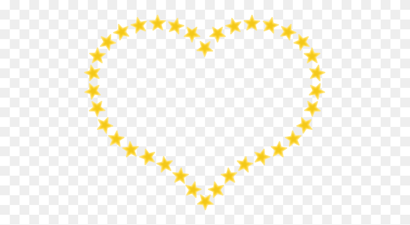 495x401 Star Clip Art Border - Gold Swirl Clipart