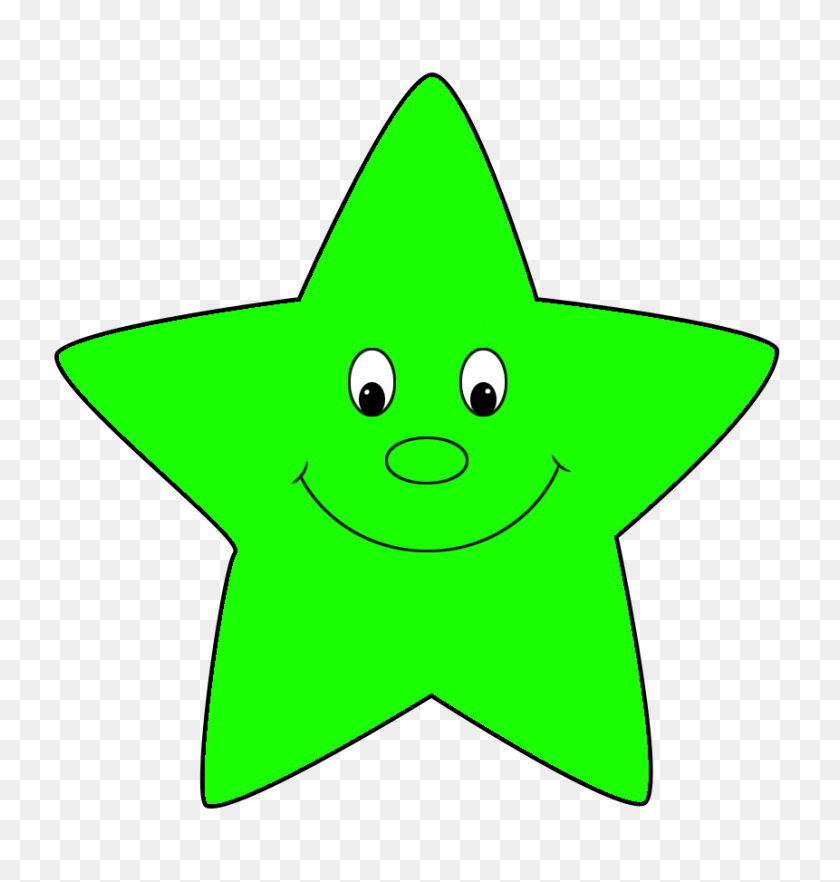 861x908 Star Clip Art Free - Happy Star Clipart