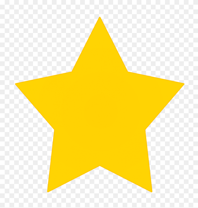 784x827 Star Clipart - Rounded Star PNG