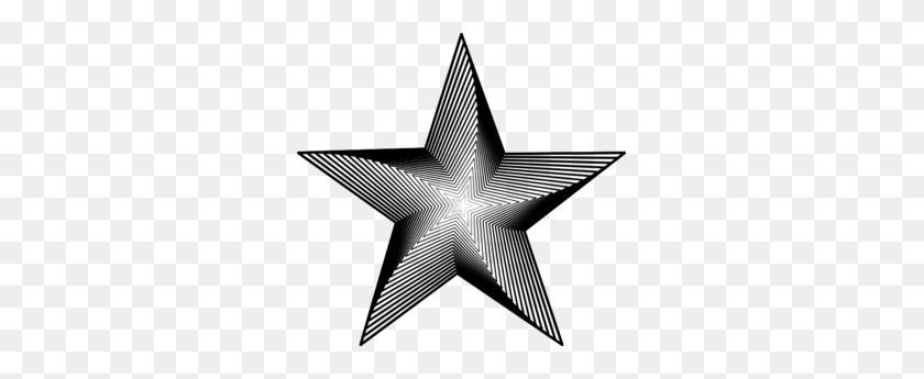 299x285 Звездный Клипарт - Серебряная Звезда Клипарт