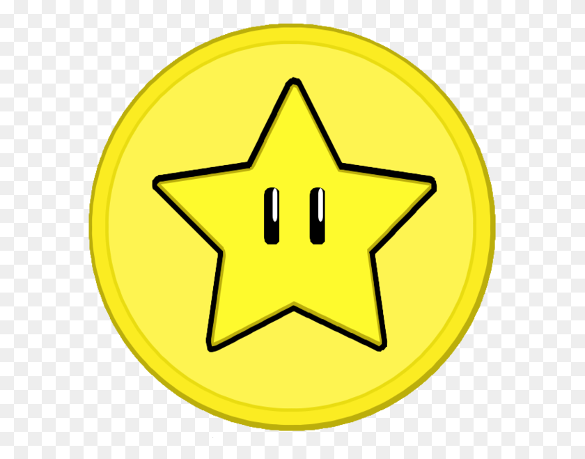 604x599 Star Coin - PNG Coin