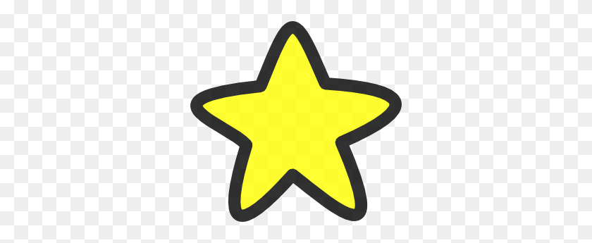 300x285 Estrellas De Color Cliparts - Estrella De Dibujos Animados Png
